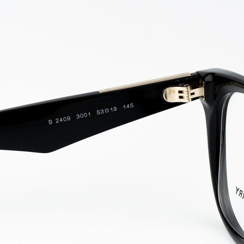 NEW Burberry BE2409 3001 Black Square Unisex Eyeglasses BE 2409 - Picture 9 of 10